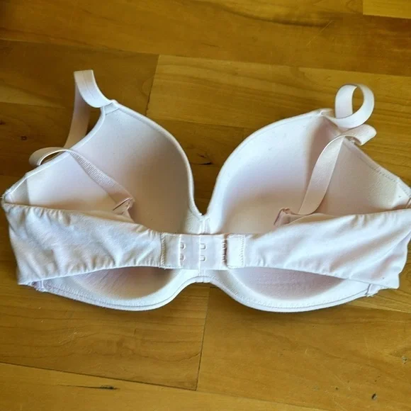 Like New Wacoal how perfect wire-free bra 36C T-shirt bra microfiber light PINK - Picture 8 of 9